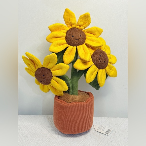 NWT Jellycat Amuseables Sunflower - Picture 1 of 4